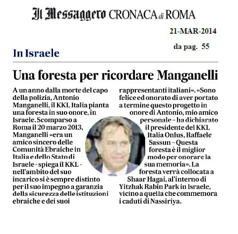 Messaggero - Manganelli