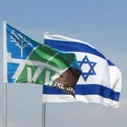 israel-kkl-flags